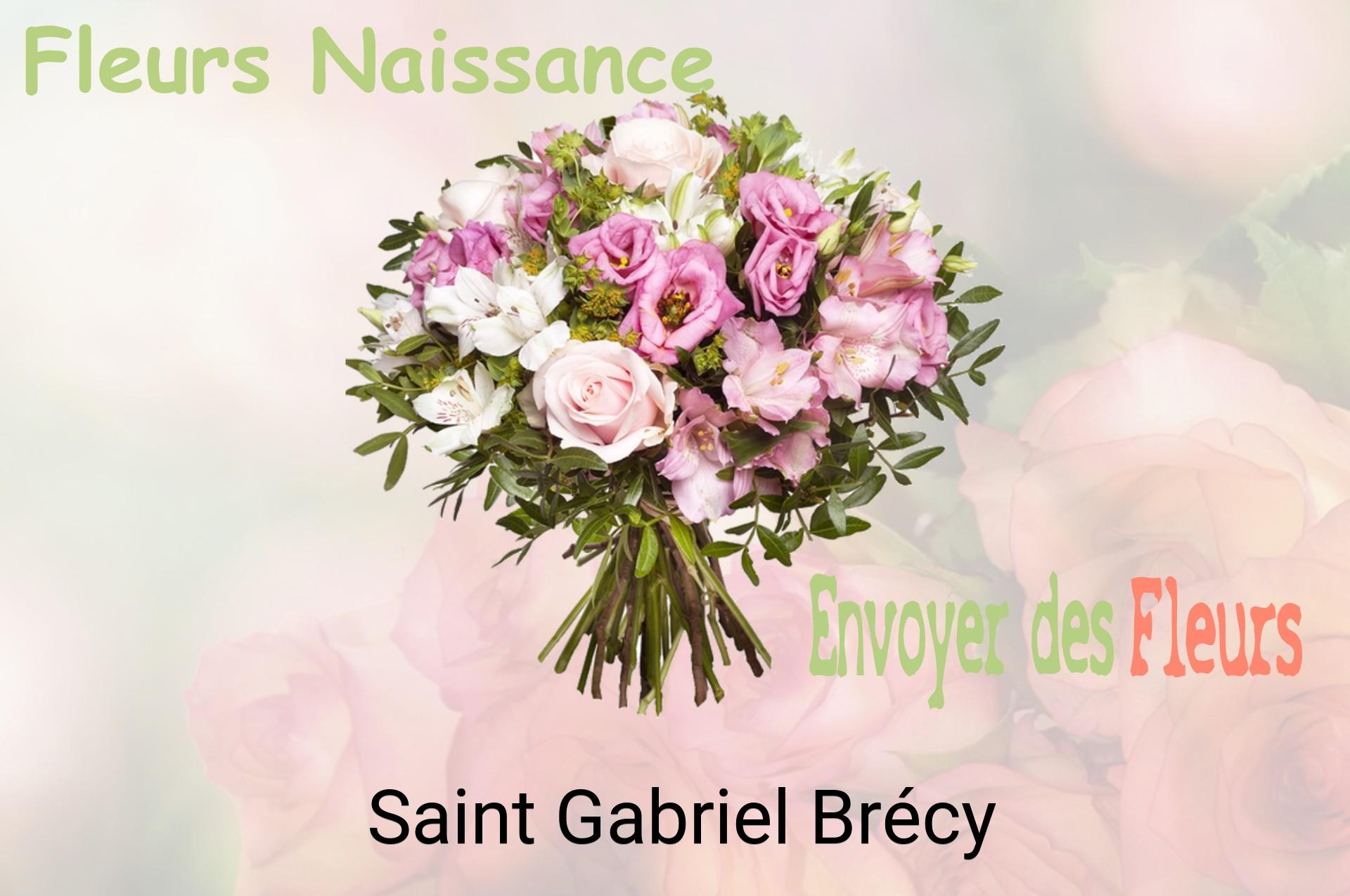 Bouquet de fleurs de naissance livré à Saint-Gabriel-Brécy